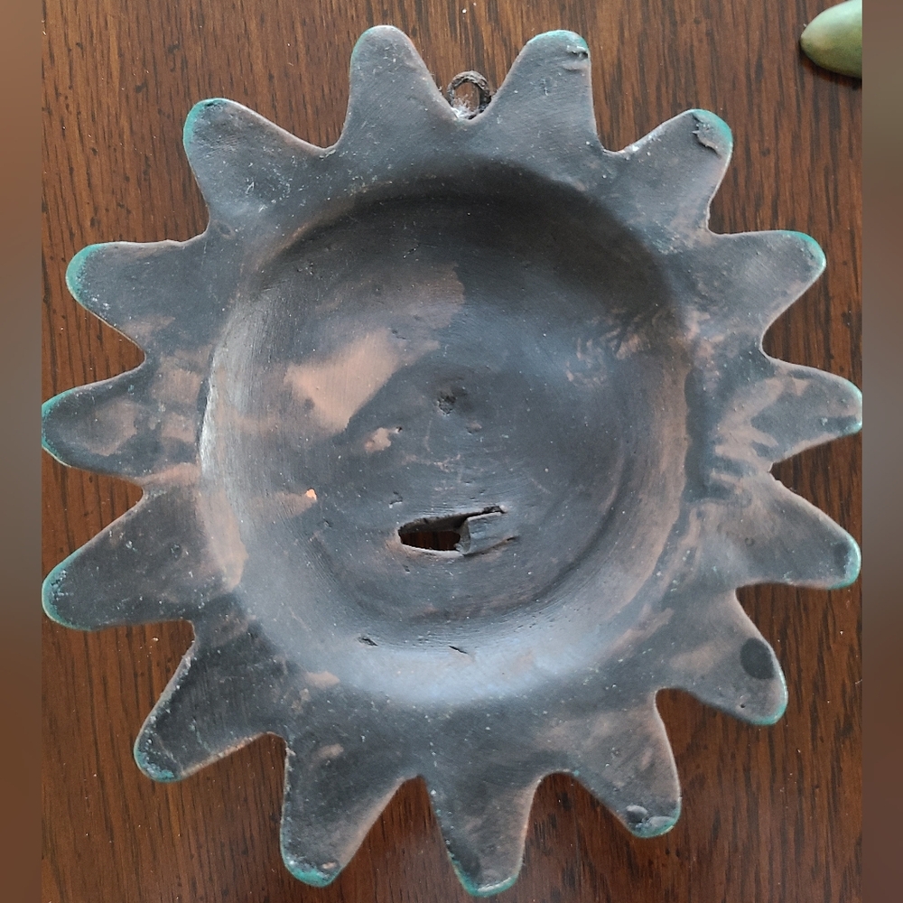 Terracotta Sun and Moon Wall Decor - Picture 3 of 13